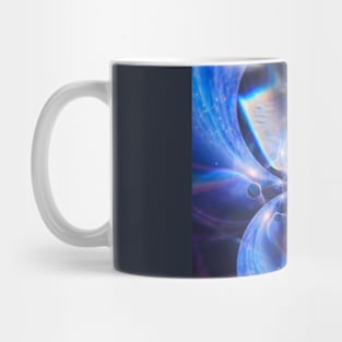 Alien in Space Fractal Mug